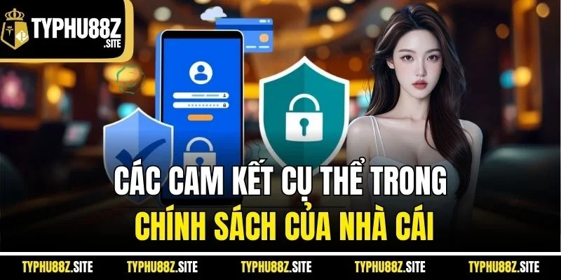 Các cam kết cụ thể trong chính sách của nhà cái